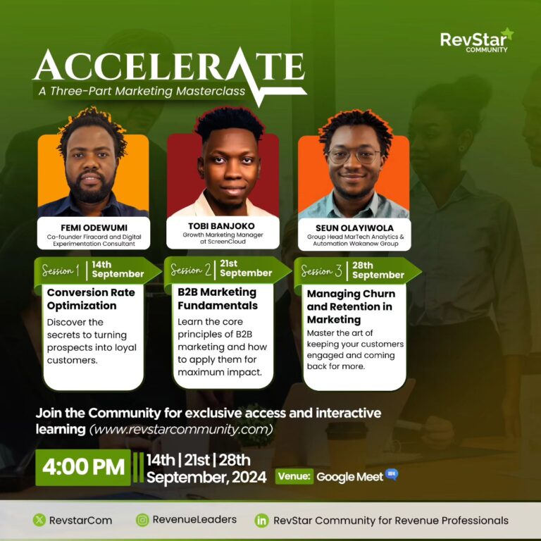 Accelerate: A Three-Part Marketing Masterclass