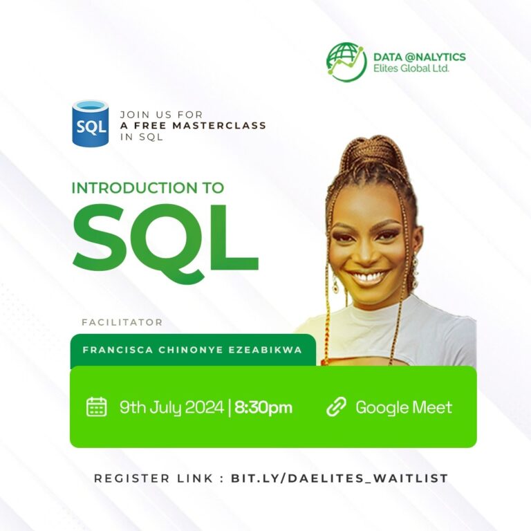 Introduction to SQL — DAELites Masterclass