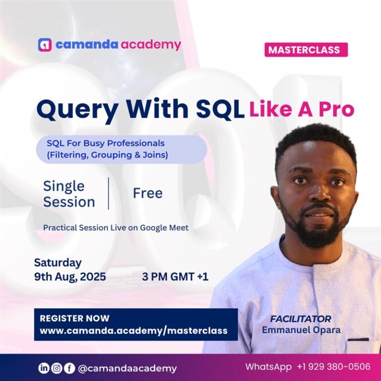 Query with SQL Like a Pro Using BigQuery