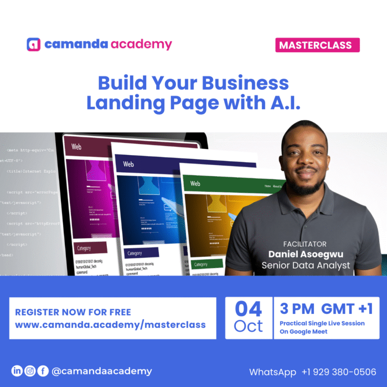 Build Your Business Landing Page With A.I.